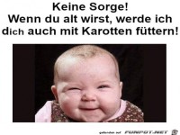 Mit Karotten f�ttern