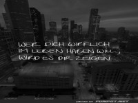 Wer dich im Leben haben will