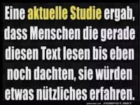 Unerwartete Studienergebnisse!