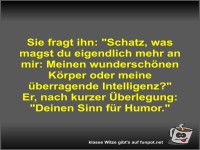 Sie fragt ihn