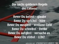 SECHS GOLDENE REGELN