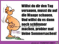 Probier mal deine Sommersachen