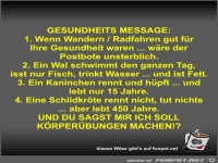 GESUNDHEITS MESSAGE