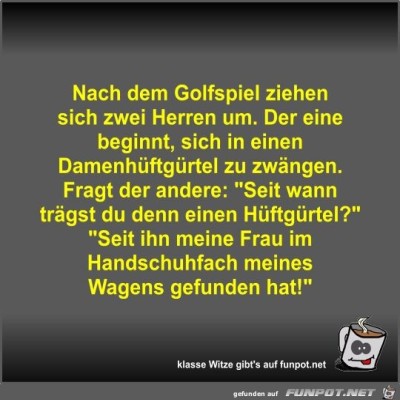 Nach-dem-Golfspiel-ziehen-sich-zwei-Herren-um.jpg von Fossy