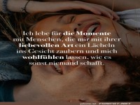 Ich lebe fr die Momente