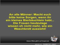 Humorvolle Botschaft an Männer