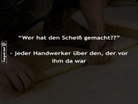 Lustiger Handwerker-Spruch zum Weitererz�hlen