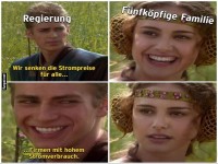 Regierung senkt Strompreise Meme