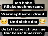 W�rmepflaster: Die hei�e L�sung!