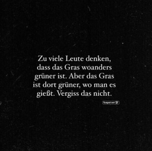 herz-Bild: Gras ist grüner mit Gießkanne!