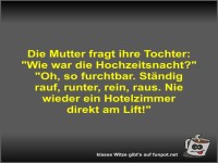 Die Mutter fragt ihre Tochter