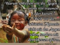 Warum schliessen wir die Augen