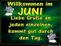 Willkommen im Juni