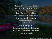 Zeit ist wie ein Fluss