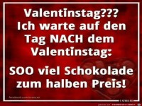 Der Tag nach dem Valentinstag