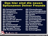 Die neuen Spitznamen Deiner Freunde