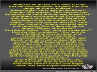 Adam es ist an der Zeit