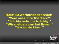 Beim Bewerbungsgespr�ch
