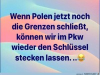 Wenn Polen die Grenzen schlie�t