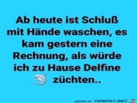 Wasserverbrauch zu hoch durch Hände waschen