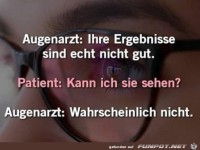 Fieser Augenarzt