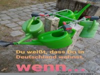 Wenn man die Giekannen sichern muss