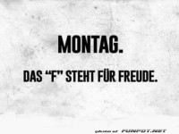 Das F in Montag