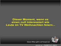 Dieser Moment, wenn es einen null interessiert wie Leute im