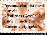 Freundchaft ist nicht nur.....