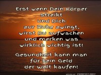 Erst wenn dein Koerper