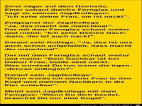 zwei Jger auf dem Hochsitz.......