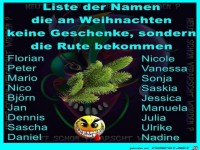 Rute statt Geschenk