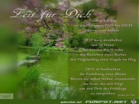 Finde jeden Tag ein bischenZeit fuer dich