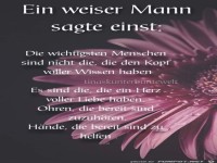 Ein weiser Mann sagte einst