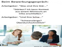 Beim Bewerbungsgespr�ch
