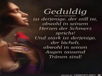 Geduldig ist der
