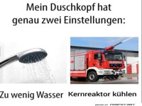 Duschen oder Welt retten?