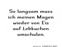 Saisonwechsel: Vom Eis zum Lebkuchen!