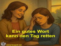 Ein gutes Wort kann den Tag retten
