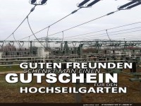 Energiegeladen im Hochseilgarten!