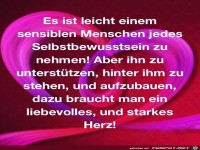 Sensiblen Menschen