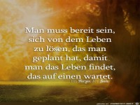 Man muss bereit sein
