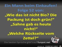 Mann beim Einkaufen