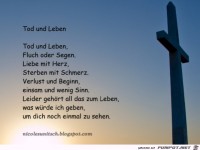 Tod und Leben - Gedicht von Nicole Sunitsch