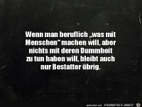 Beruflich was mit Menschen machen