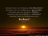 Anstatt nur zu schauen beobachte