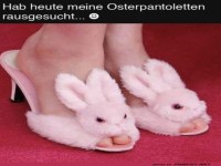 Schicke Osterpantoletten