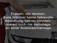 Aussage ber Mnner und Autowaschanlagen