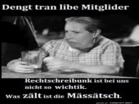 Rechtschreibung ist nicht so wichtig