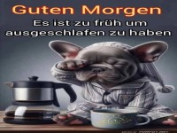 Morgenmuffel im Pyjama: Kaffee ntig!